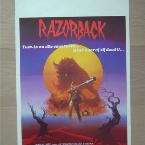 'Razorback' Belgian affichette
